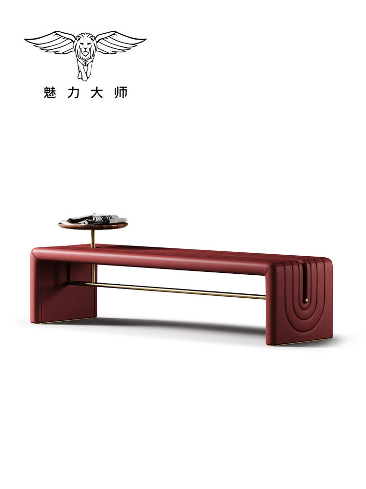 รูปสินค้า MEILIDASHI | Luxury Leather Entryway Bench