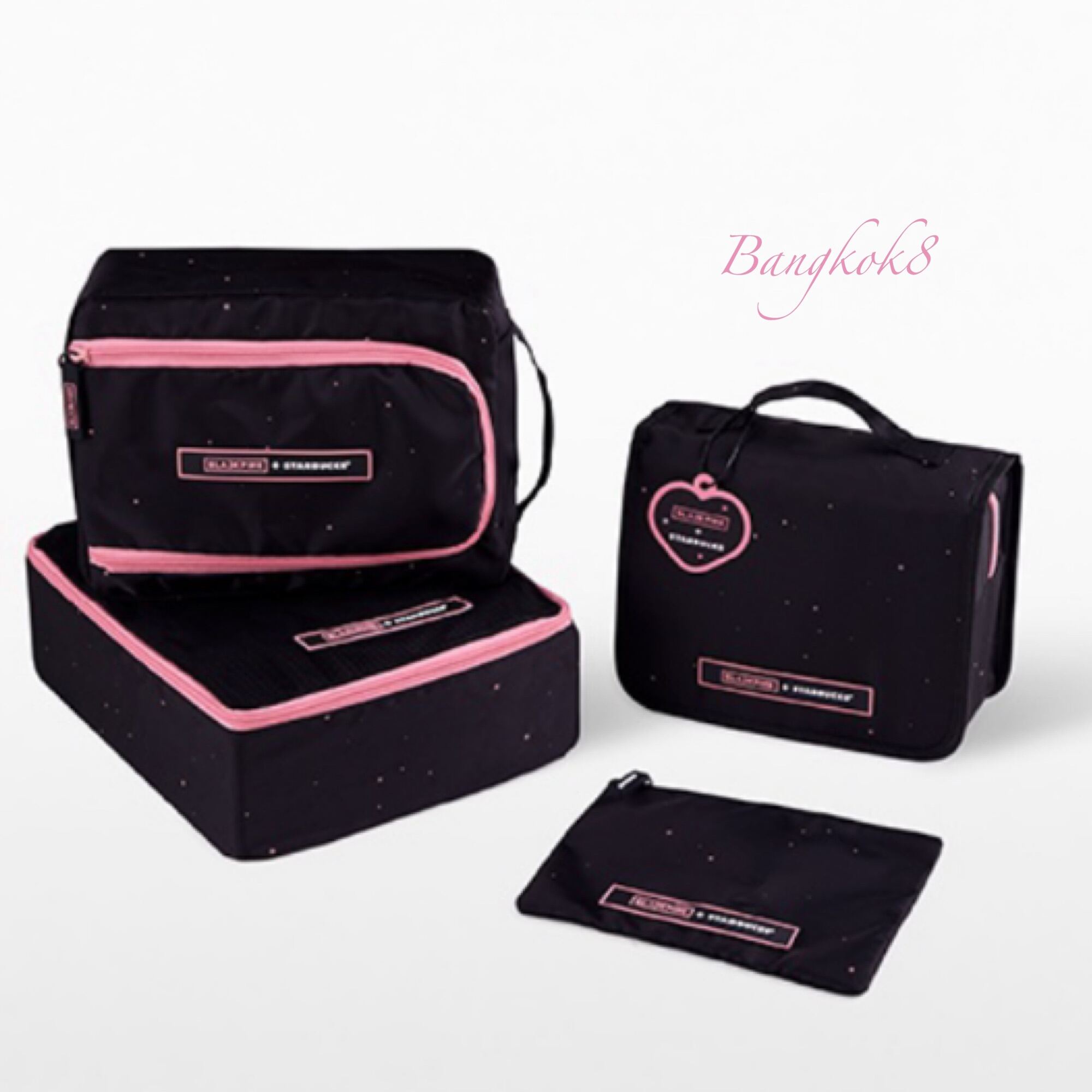 🖤💗Starbucks Blackpink Travel Pouch Set💗🖤แท้💯 Lazada.co.th