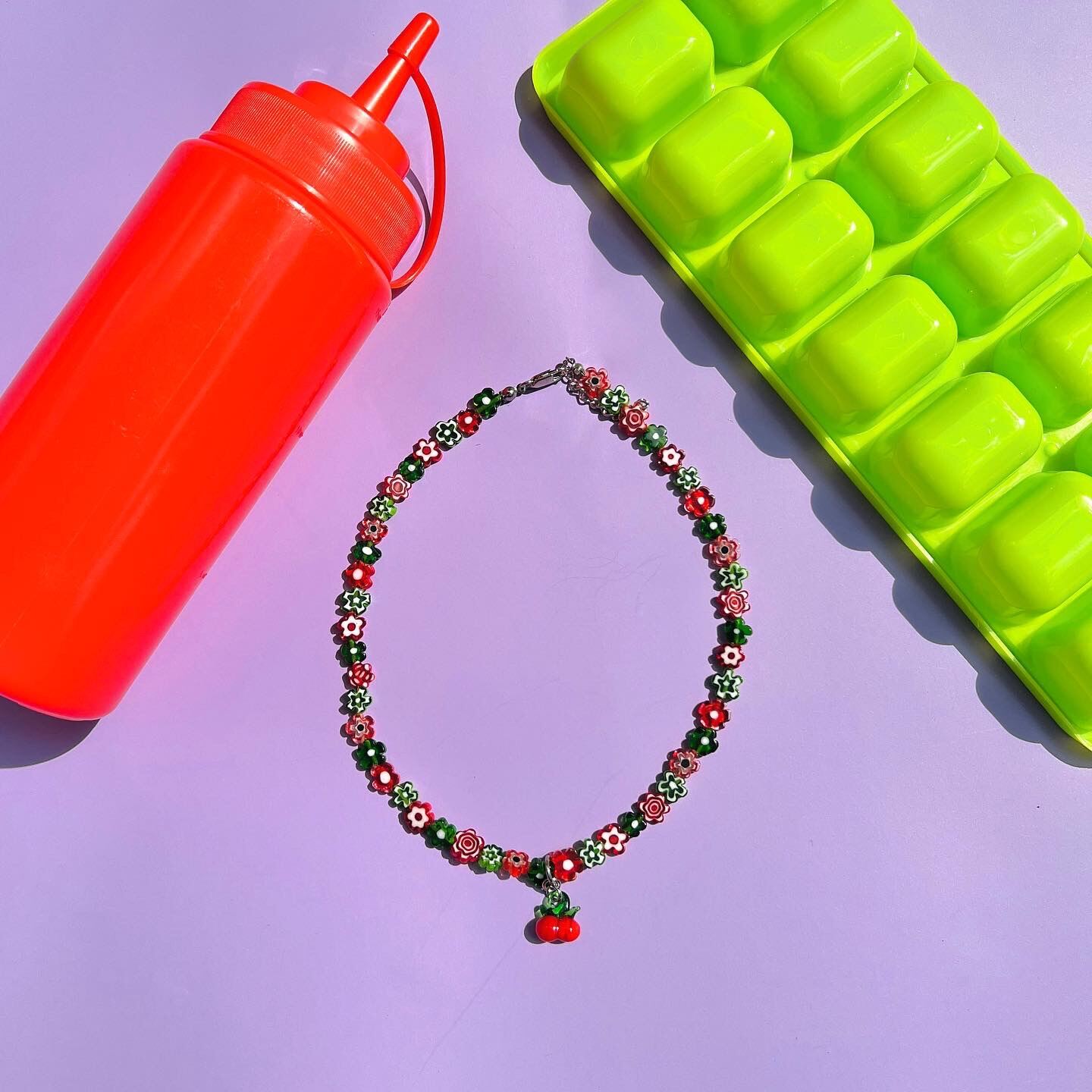 daintyme Cherry Bomb necklace Lazada.co.th