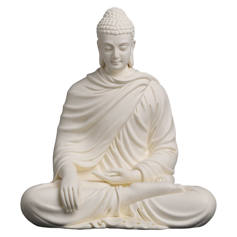 [DAIYUTANG | Buddha Statuette – Shakyamuni Buddha Ceramic Display,DAIYUTANG | Buddha Statuette – Shakyamuni Buddha Ceramic Display,]
