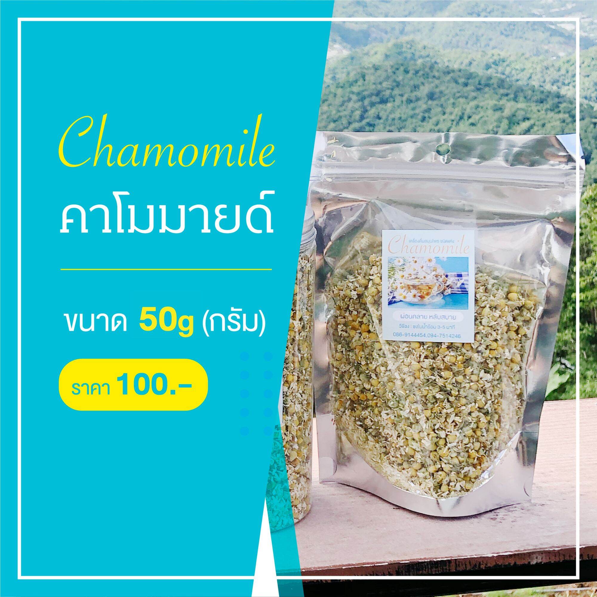 ชาดอกคาโมมายด์ Chamomile Tea