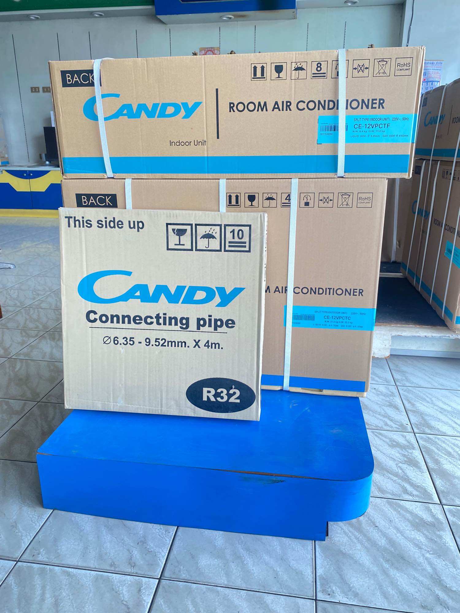 แอร์บ้าน 12,000 btu inverter ยี่ห้อ CANDY ประหยัดไฟเบอร์ 5สินค้าพร้อมส่ง มีบริการเก็บเงินปลายทาง มีรับประกันจากบริษัท ราคา 7,450 บาท*ส่งฟรี