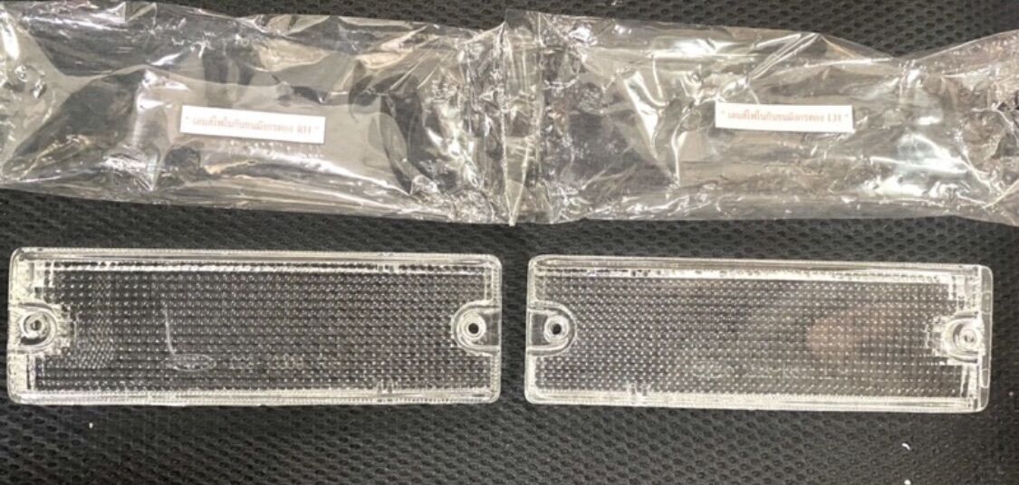 ราคาต่อคู่ (ตราเพชร แท้ 💯 ) ฝาไฟหรี่กันชน ขาว ISUZU TFR ฝาไฟกันชน มังกรทอง ปี1887-1996 Dragoneye ดราก้อนอายตัวแรก ไฟในกันชน ราคา 99 บาท*ส่งฟรี