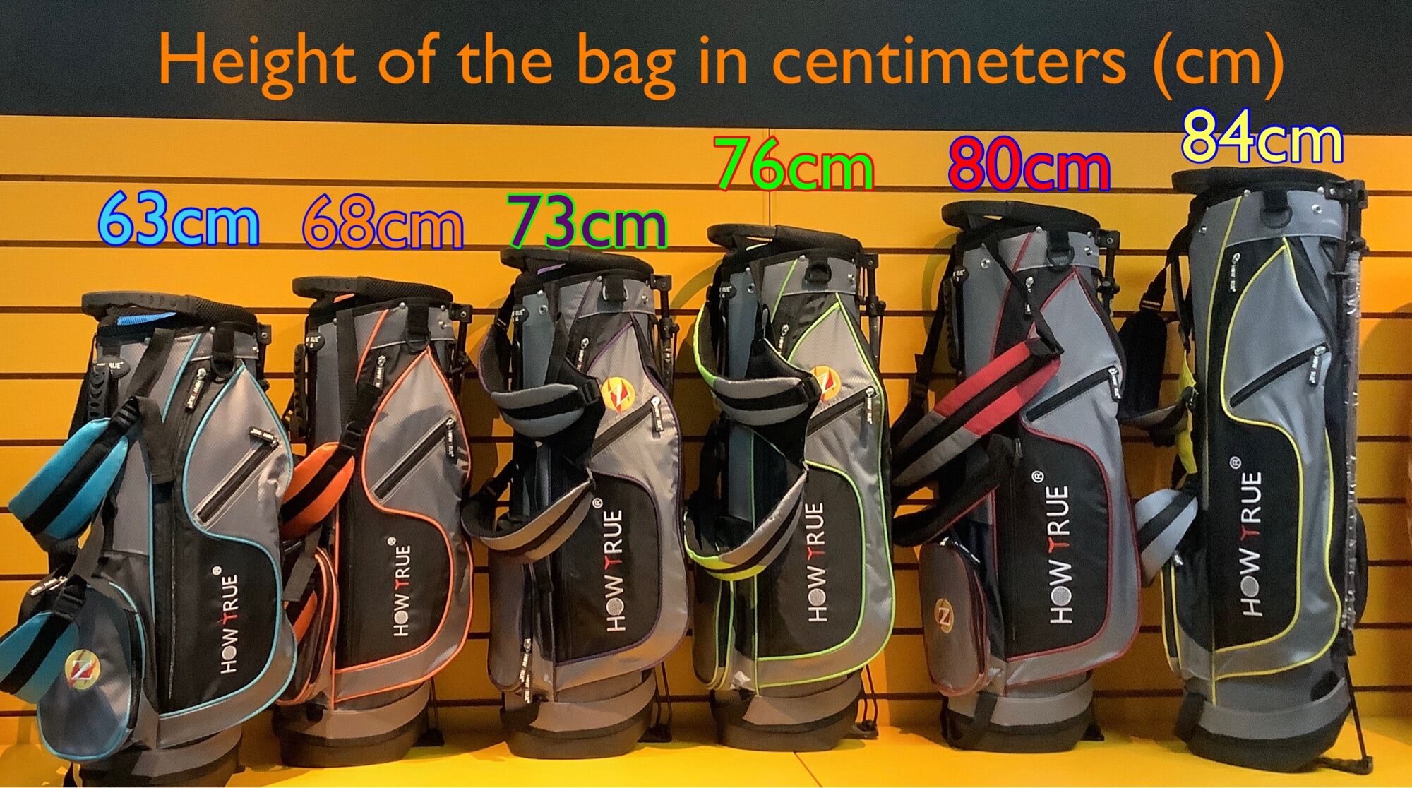 ถุงกอล์ฟเด็ก Youth Golf bag How True double strap Zeroes series
