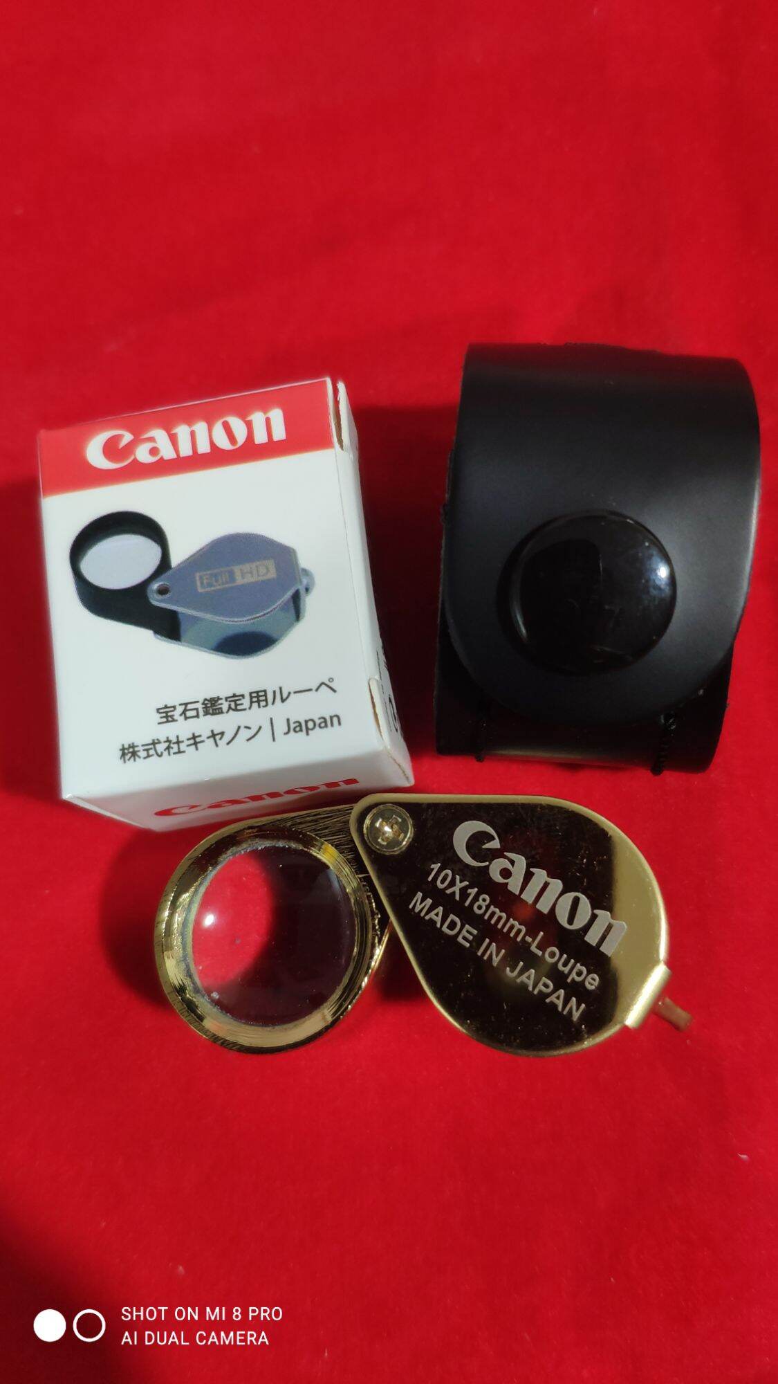 Canon fuii 10X18 สีทอง NAWคมชัดเจาะลึกโฟกัสนิ่ง ราคา 350 บาท*ส่งฟรี