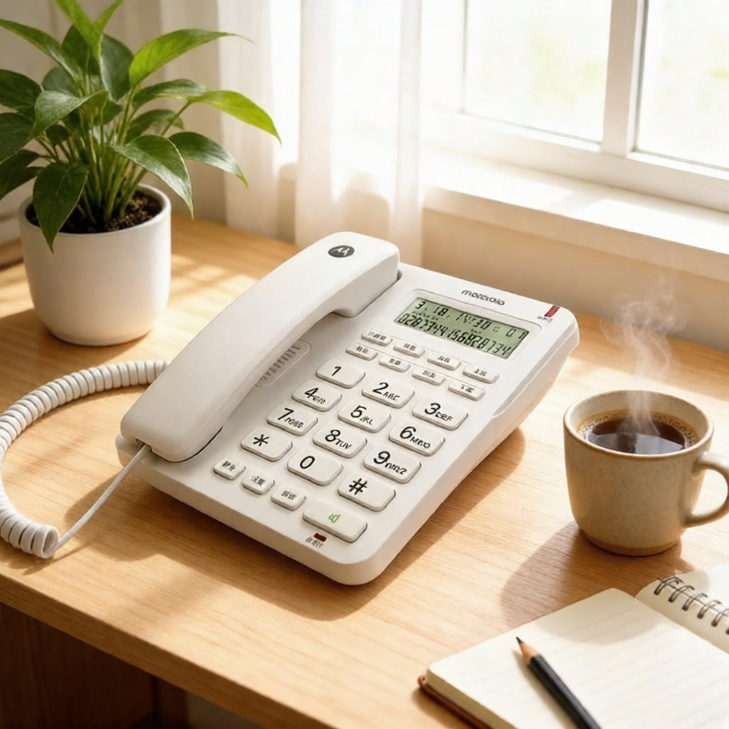 Motorola | Battery-free Dual-use for Table and Wall Phone Household and Business Use ราคา 496 บาท*ส่งฟรี