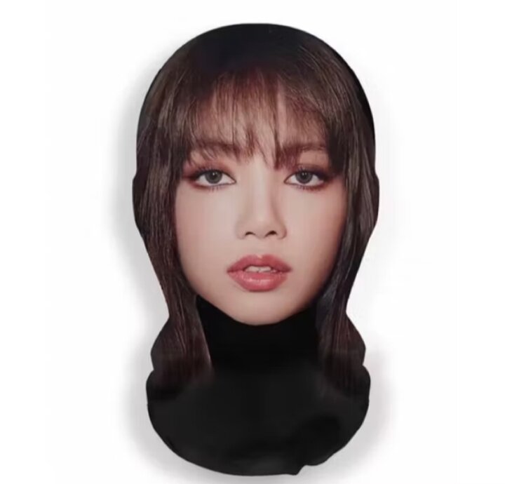 3D Mask Hat, Celebrity Lisa, Black Hair and Blonde Hair, Ready to Ship Quickly from Thailand Every Day. ราคา 89 บาท*ส่งฟรี