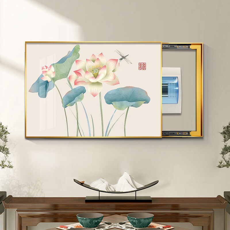 [XIANGTUYIN | New Chinese Style Lotus Decorative Wall Art for Electrical Box,XIANGTUYIN | New Chinese Style Lotus Decorative Wall Art for Electrical Box,] ราคา 620 บาท*ส่งฟรี