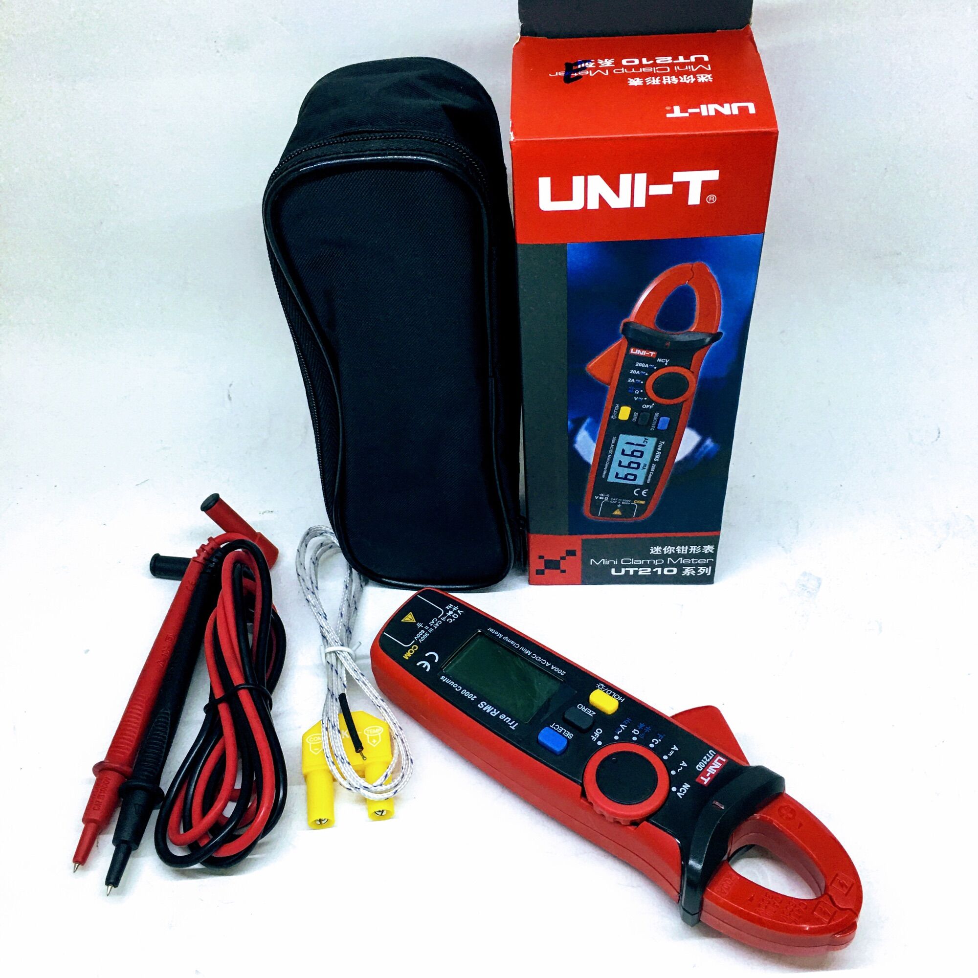 Unit Ut210 คลิปแอมป์ UNI-T UT210E UT210D clamp multimeter digital คลิปแอมป์ เเคล้ม ...