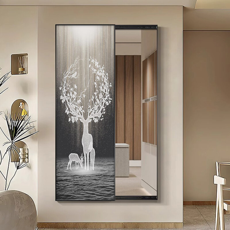 XIANGTUYIN | Hidden Mirror Decorative Wall Art Full-Length Closet Mirror ราคา 1,207 บาท*ส่งฟรี