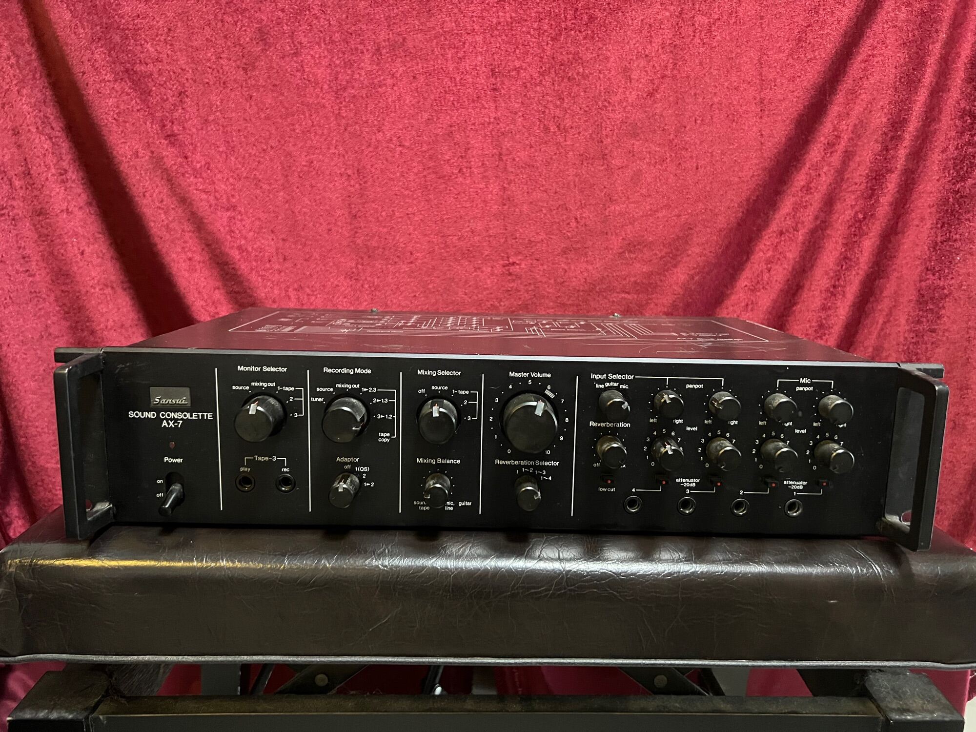 希少機種☆サンスイ Sansui AX-7 オーディオミキサー 山水 プリアンプ