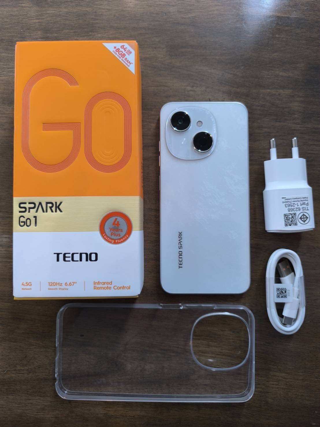 Tecno SparkGo1 3/64 และ4/128 มาพร้อมแอนดรอยน์14 Go Edition Batt5000 ชาร์จเร็ว15W ราคา 2,999 บาท*ส่งฟรี