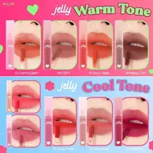 ภาพขนาดย่อของภาพหน้าปกสินค้า4U2 Jelly tint ลิปทินท์เนื้อเยลลี่ปากนุ่มหนุบ เนื้อเนียนนุ่ม ให้ความละมุนนุ่ม เบาสบายปาก สีสวยชัด ปากไม่ซีด ทนที่ปากทั้งวัน จากร้าน VitaminCBoots บน Lazada ภาพที่ 7