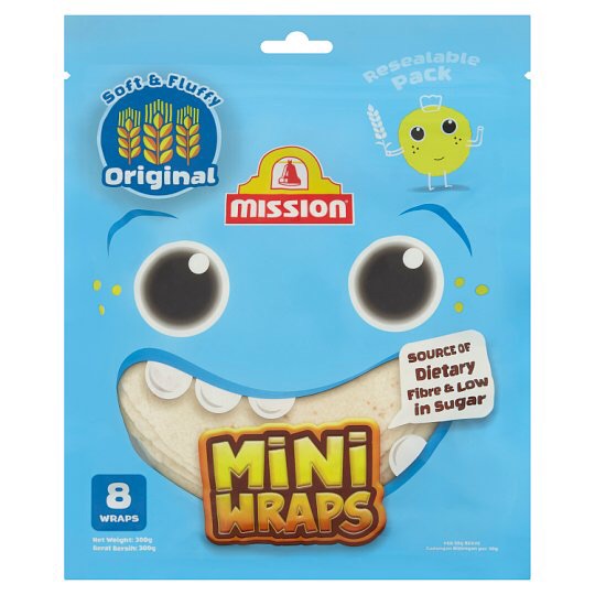 Mission Original Mini Wraps 8 Wraps 300g มินิแรพส์ออรจินัลมิชชั่น