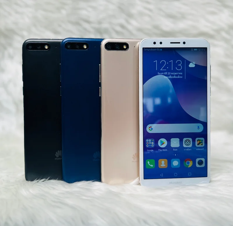 ภาพหน้าปกสินค้าHuawei Y7Pro 2018 โทรศัพท์มือ-สองพร้อมใช้งานสภาพสวย เครื่องไทยแท้ราคาถูก(ฟรีชุดชาร์จ)