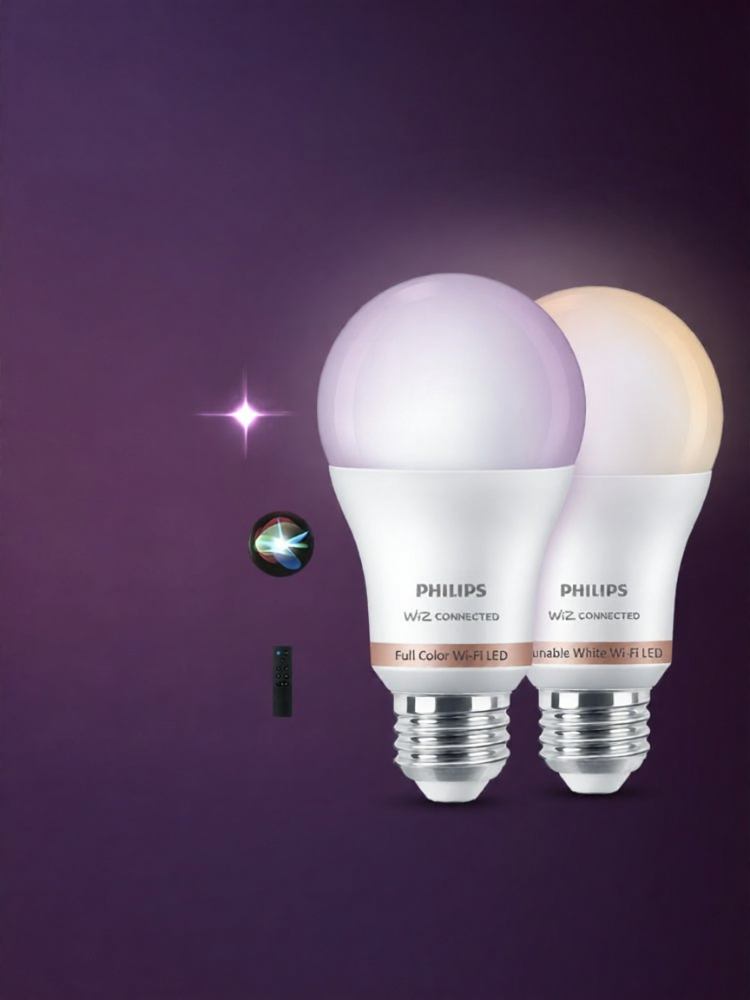 Philips | WiFi Remote Control Color Changing LED Bulb ราคา 669 บาท*ส่งฟรี