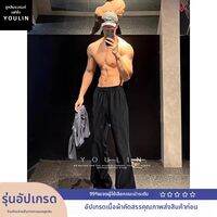 YOULIN | กางเกงขายาวฝึกซ้อมหน้าร้อนแห้งไวสีน้ำเงิน