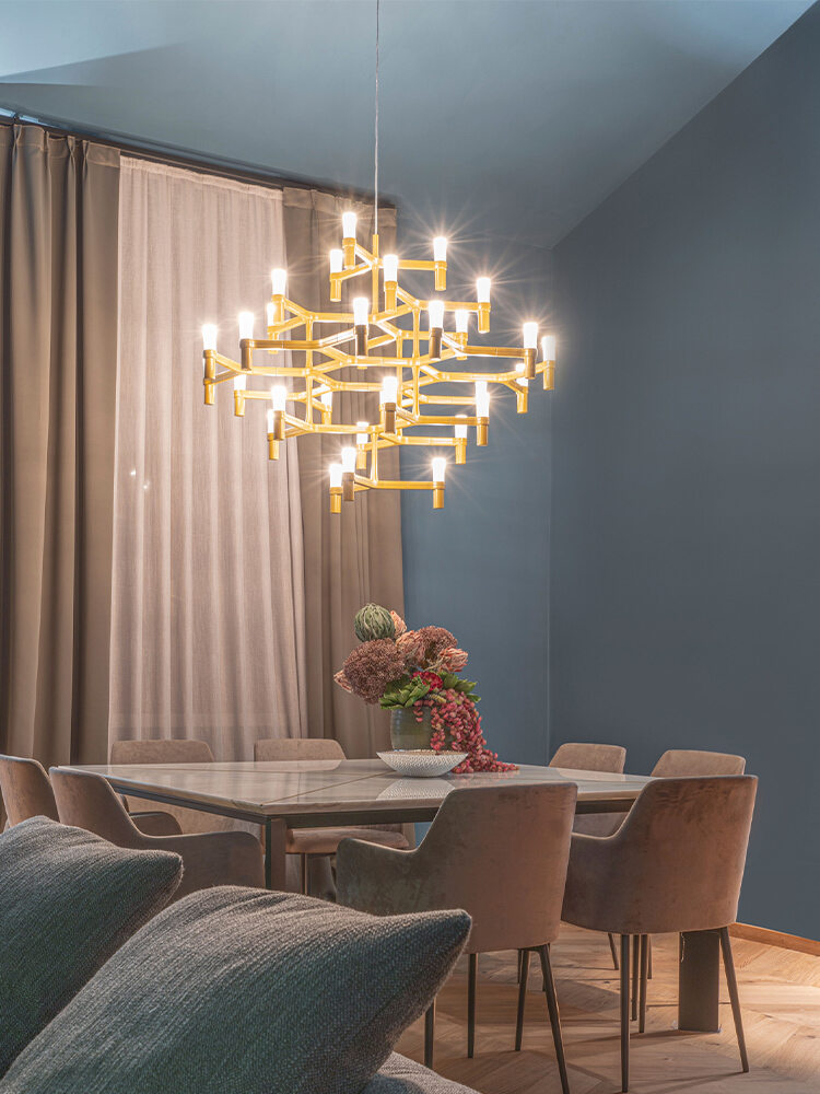 SHANGPINYUN | Personalized Hotel Restaurant Showroom Chandelier ราคา 9,116 บาท*ส่งฟรี