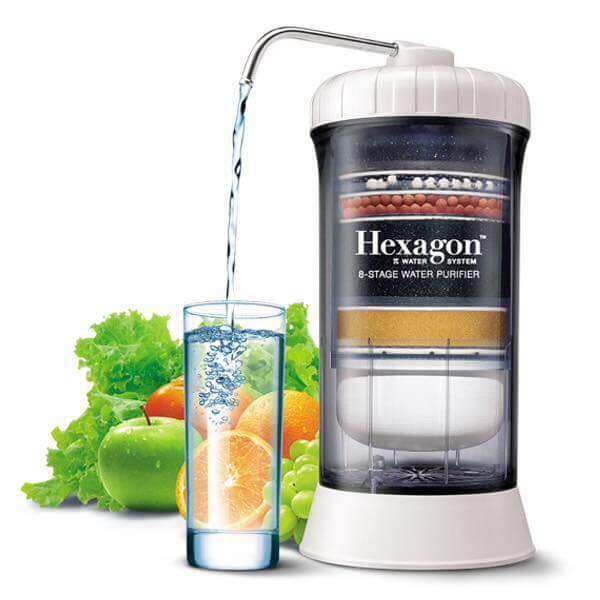 Hexagon 8 stage water Purifier by Cosway - ยี่ห้อ Ecosway ราคา 2,850 บาท*ส่งฟรี