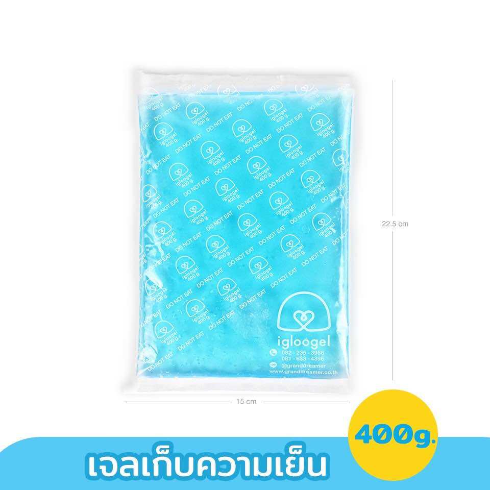 igloogel เจล เจลเย็น เจลเก็บความเย็น ice pack เจลทำความเย็น เจลแช่เย็น igloogel Ezy เจลประคบเย็น เเช่นมแม่ เกรดอุณหภูมิ 0 ˚c