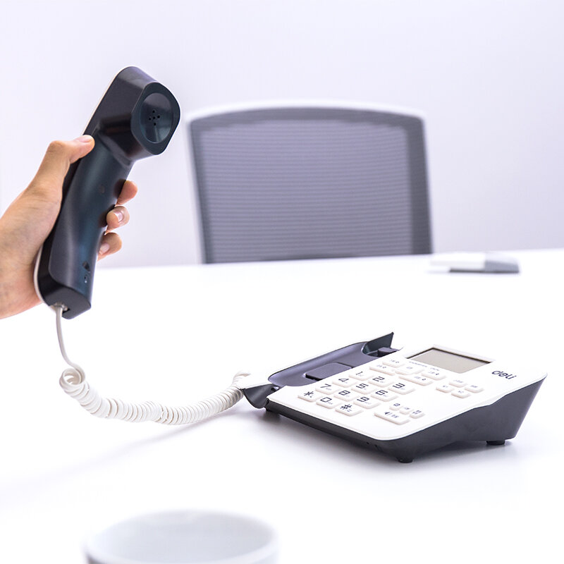 [Deli | Call Display Hands-Free Voice Announcing Desk Phone,Deli | Call Display Hands-Free Voice Announcing Desk Phone,] ราคา 1,110 บาท*ส่งฟรี