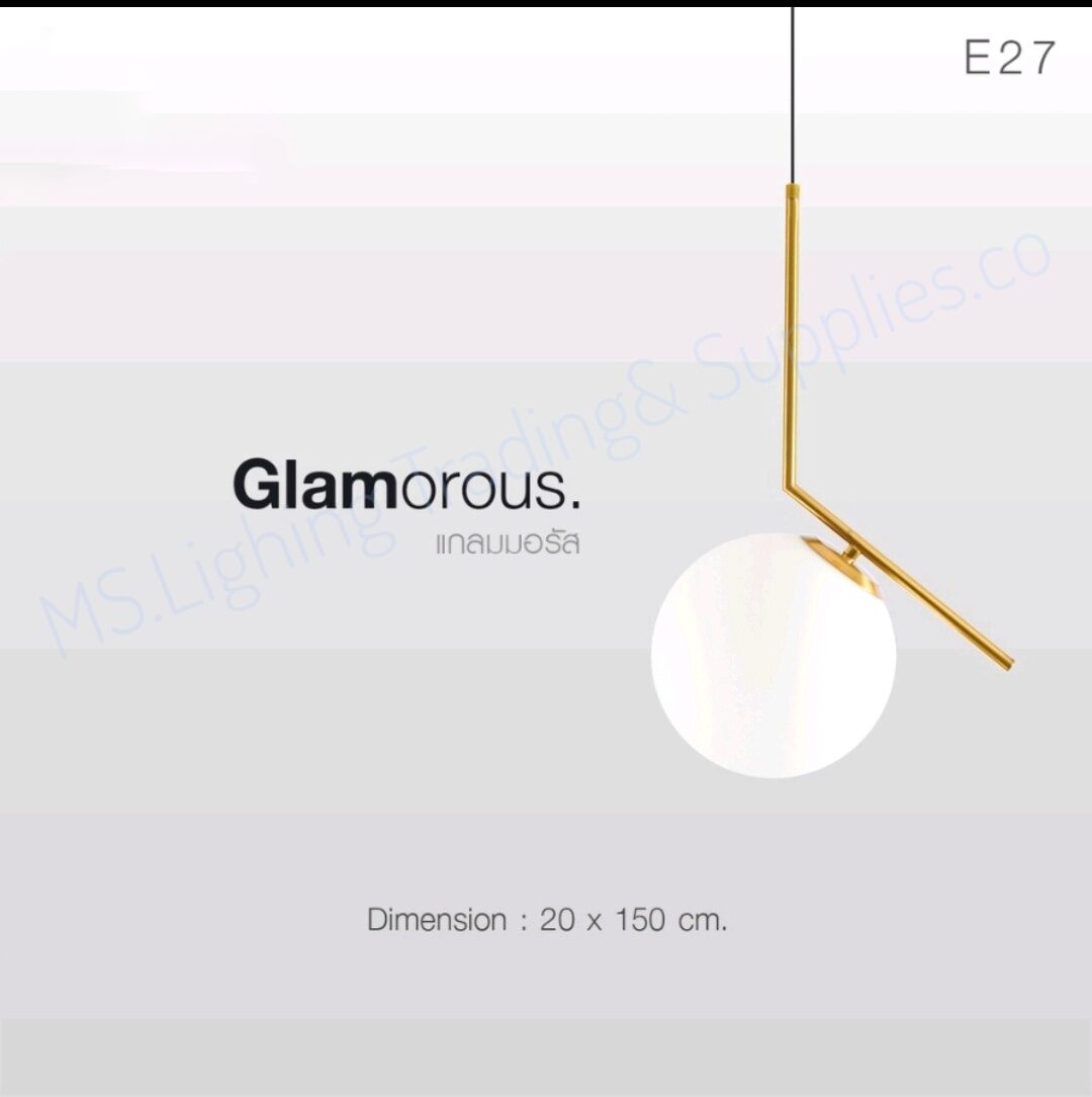 Sl Lighting | Hanging Lamp Sl-2-Glam-P901/200 Original & Authentic Ms.Trading ราคา 1,750 บาท*ส่งฟรี