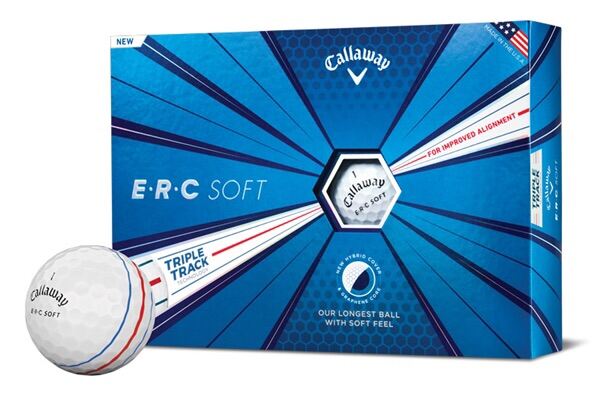 ลูกกอล์ฟ Callaway ERC Soft มีเส้นเล็ง triple track