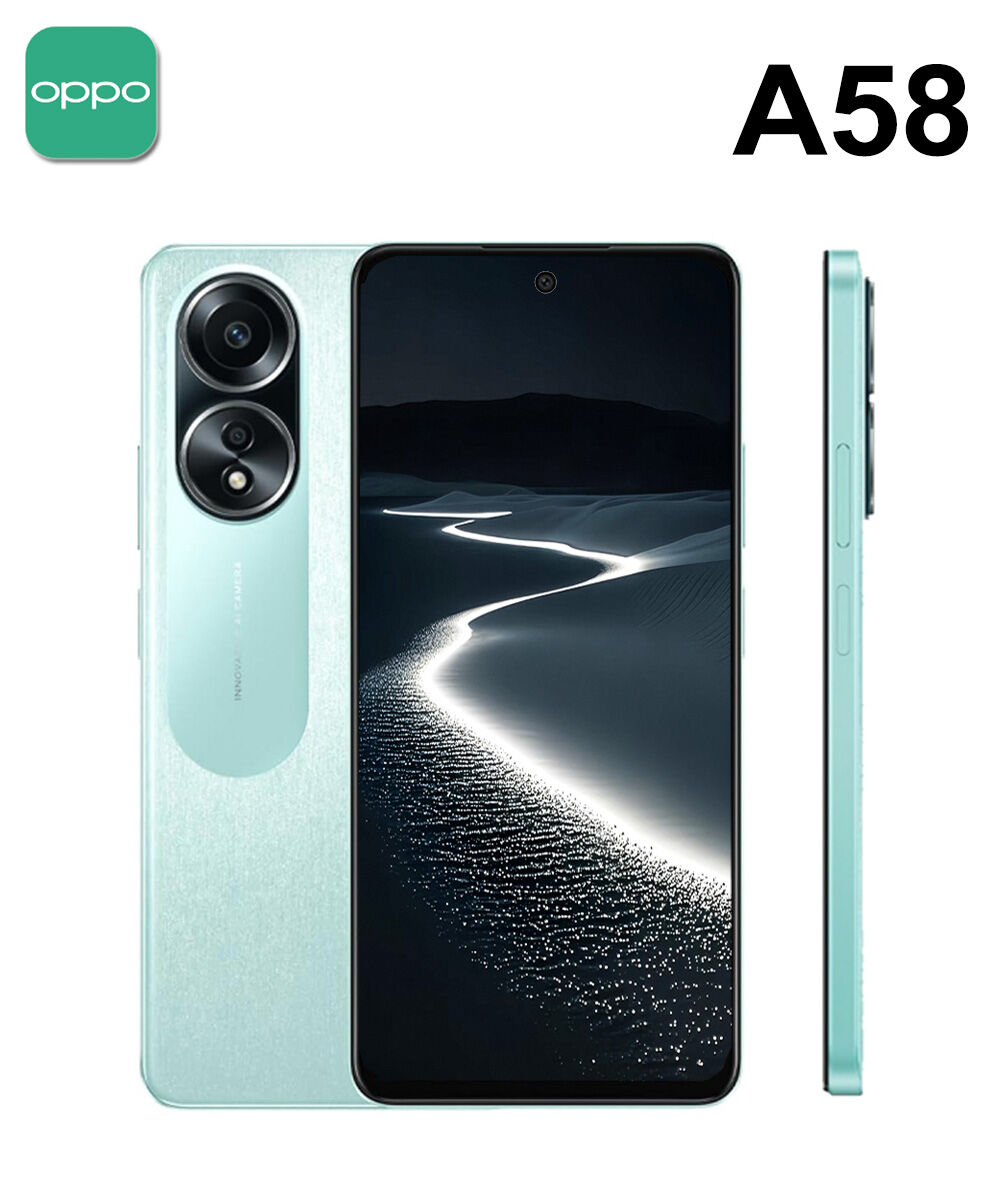OPPO | OPPO A58 โทรศัพท์มือถือ 5G ของแท้/รองรับซิมคู่ สแตนด์บายคู่ หน้าจอ 6.56 นิ้ว 8GB+256GB/แบตเตอรี่ 5000mAh ราคา 6,186 บาท*ส่งฟรี