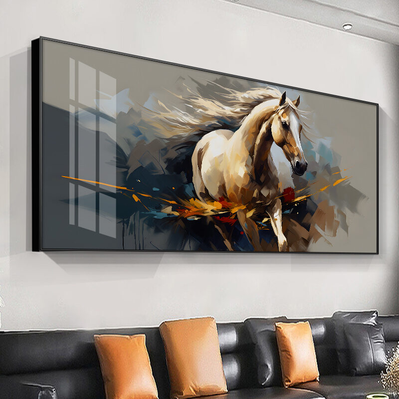 XIANGTUYIN | Luxurious and Elegant Horse Wall Art for Living Room and Office ราคา 3,901 บาท*ส่งฟรี