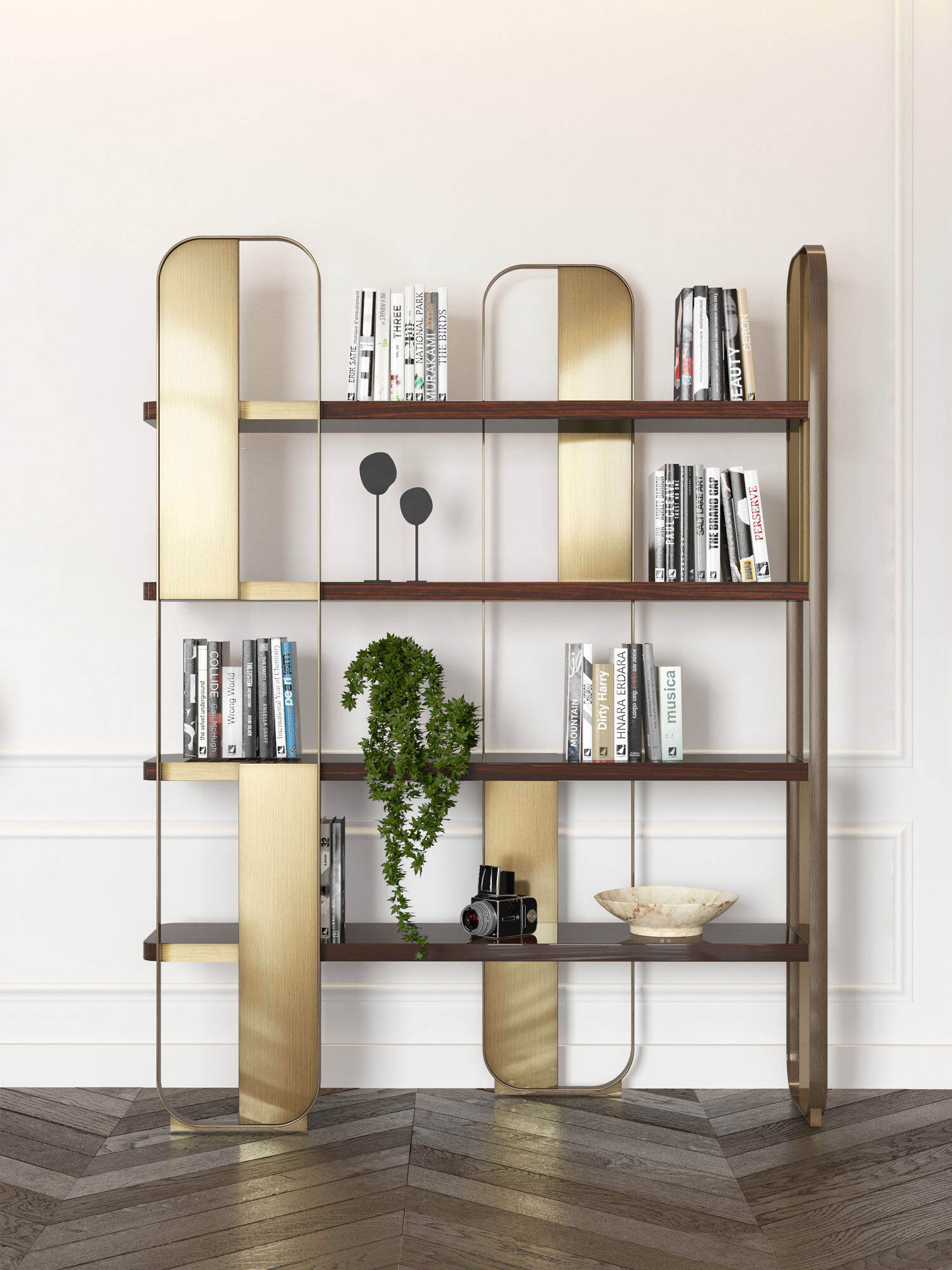 Italian Modern Designer Standing Bookshelf