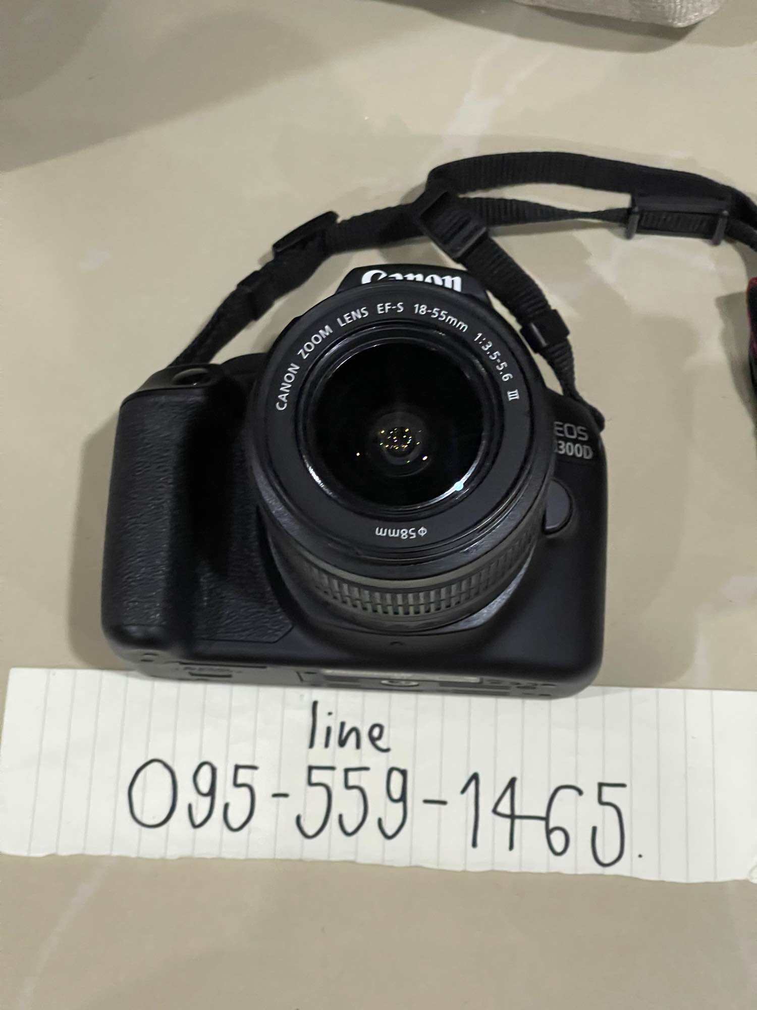 (สินค้ามือ2) กล้อง Canon EOS 1300D ติดเลนส์ 1855 มี wifi ชัตเตอร์ 1