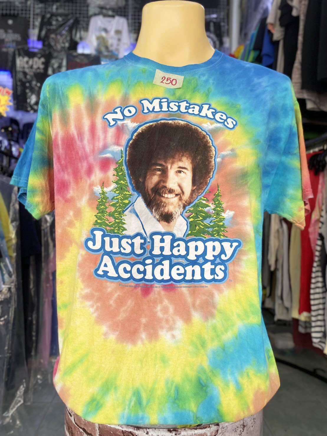 no mistakes just happy accidents shirt tie dye