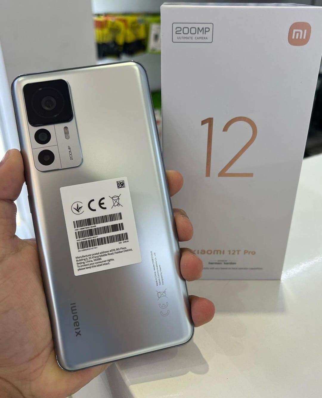 Xiaomi 12T Pro 5G 12+256GB Dual SIM Snapdragon 8+ Gen1 Android phone Unlocked ราคา 5,800 บาท*ส่งฟรี