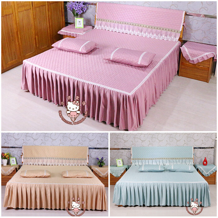 Lace Bed Skirt Simmons Bedspread Wedding Bed Skirt Princess Bed Case