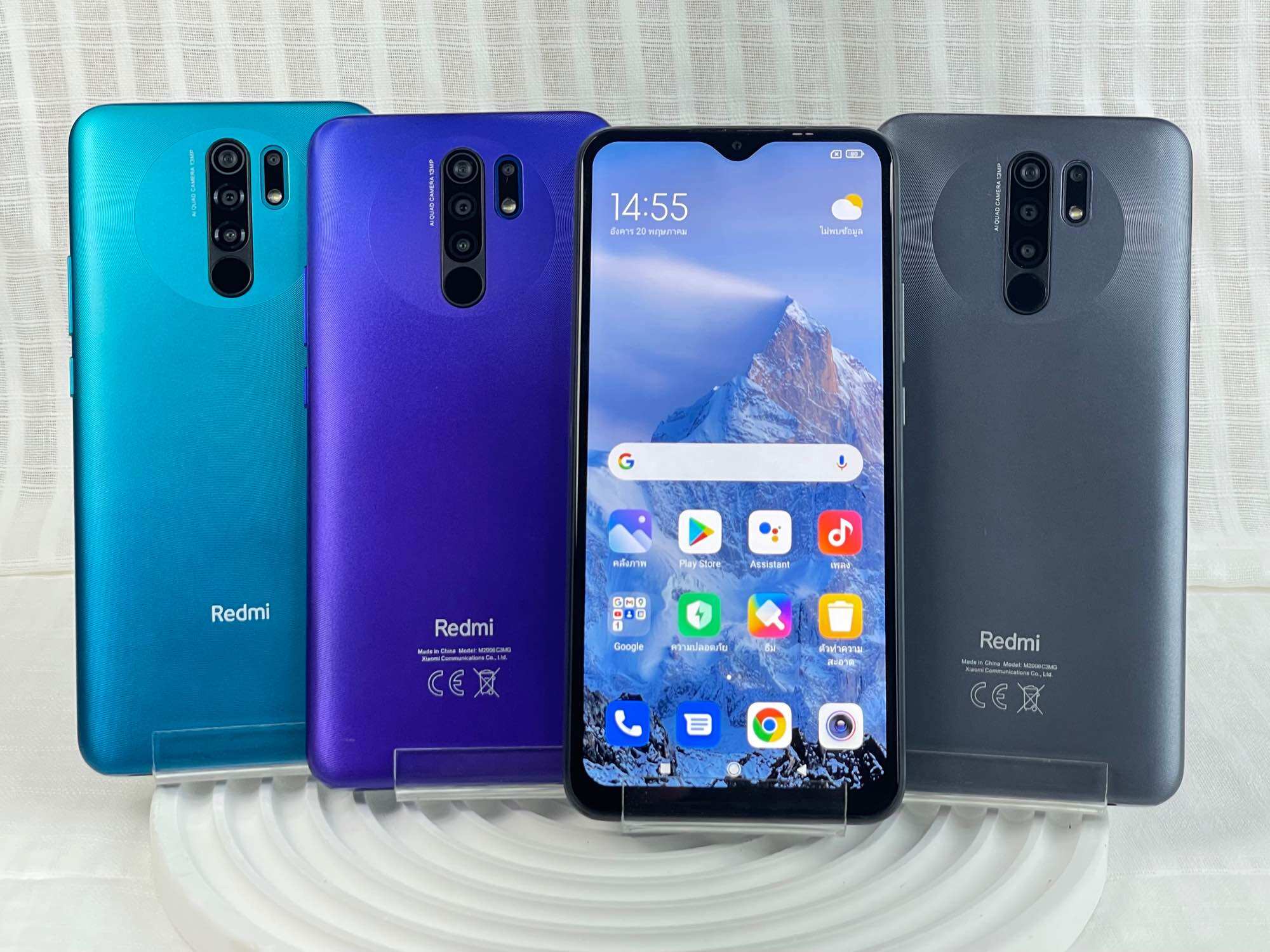 Redmi 9, 6.53-Inch Wide Screen, Beautiful Device, Ready to Use, Free Charger Set ราคา 1,490 บาท*ส่งฟรี