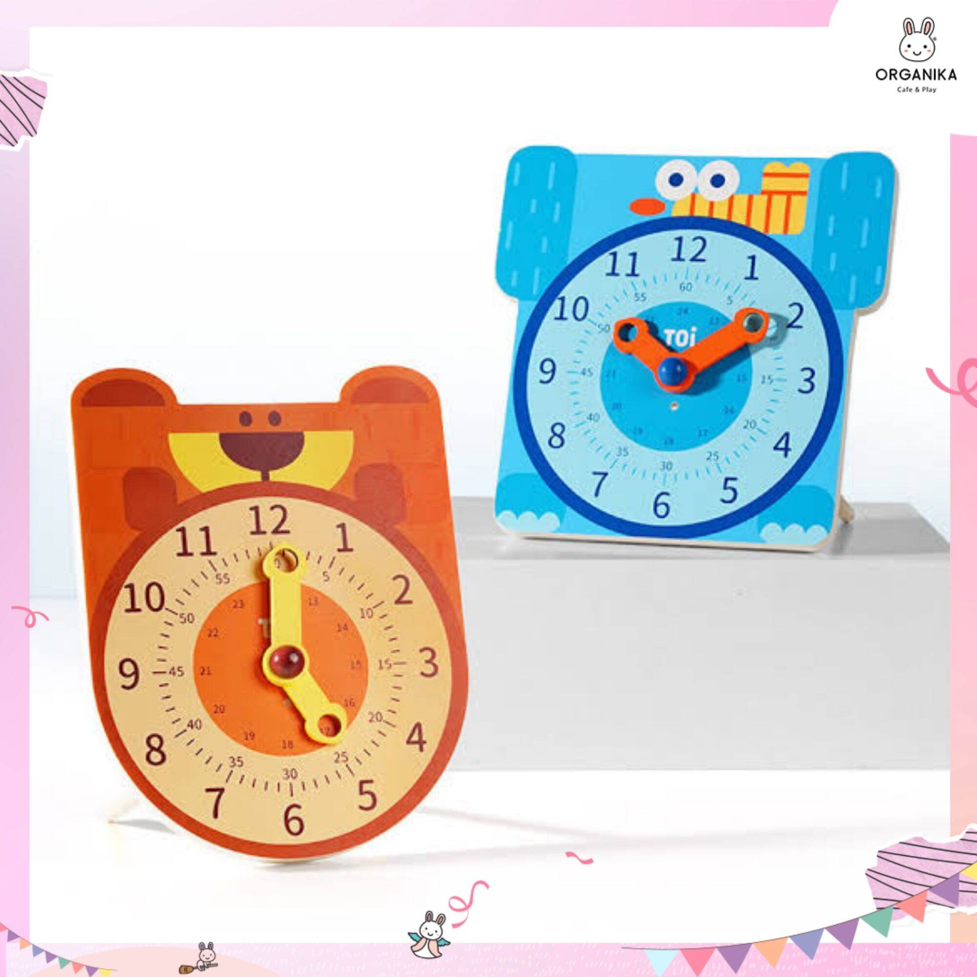 TOI Clock Series บอร์ดนาฬิกาไม้ เหมาะสำหรับเป็นของเล่นเด็กเสริมพัฒนาการ 3 ขวบขึ้นไป ราคา 189 บาท*ส่งฟรี