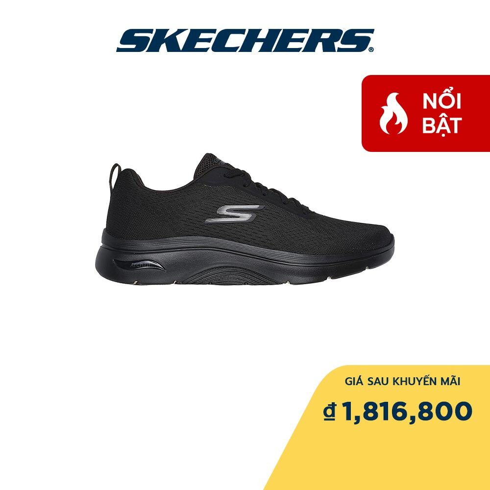Skechers nam giày thể thao gowalk arch fit 2.0 idyllic 2 đi bộ - 216516-bbk