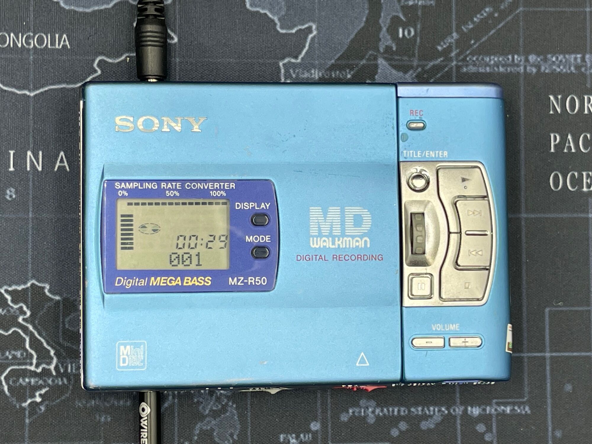 SONY MD PLAYER MZR50 BLUE Lazada.co.th