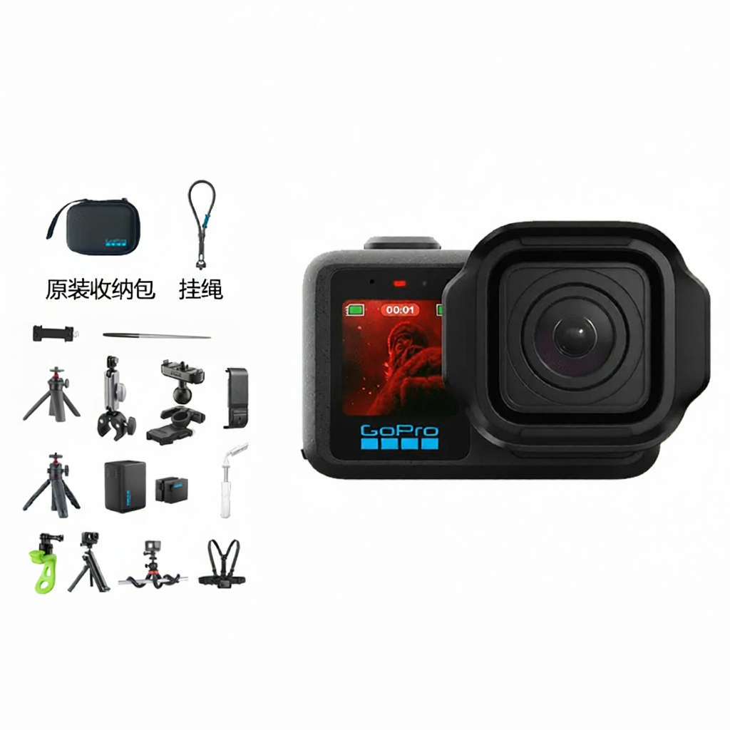 กล้องถ่ายรูป กล้องดิจิตอล GoPro โกโปร 8K ถ่ายกลางคืนแบบฟูลเฟรม ราคา 43,588 บาท*ส่งฟรี