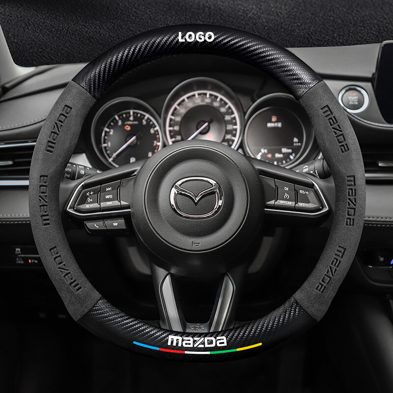 DAKADENG | Faux Leather Carbon Fiber Anti-slip Steering Wheel Cover ราคา 279 บาท*ส่งฟรี