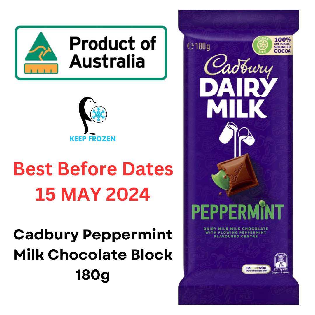 Peppermint Block Cadbury 180g (BBF 10 MAY 2024) | Lazada.co.th