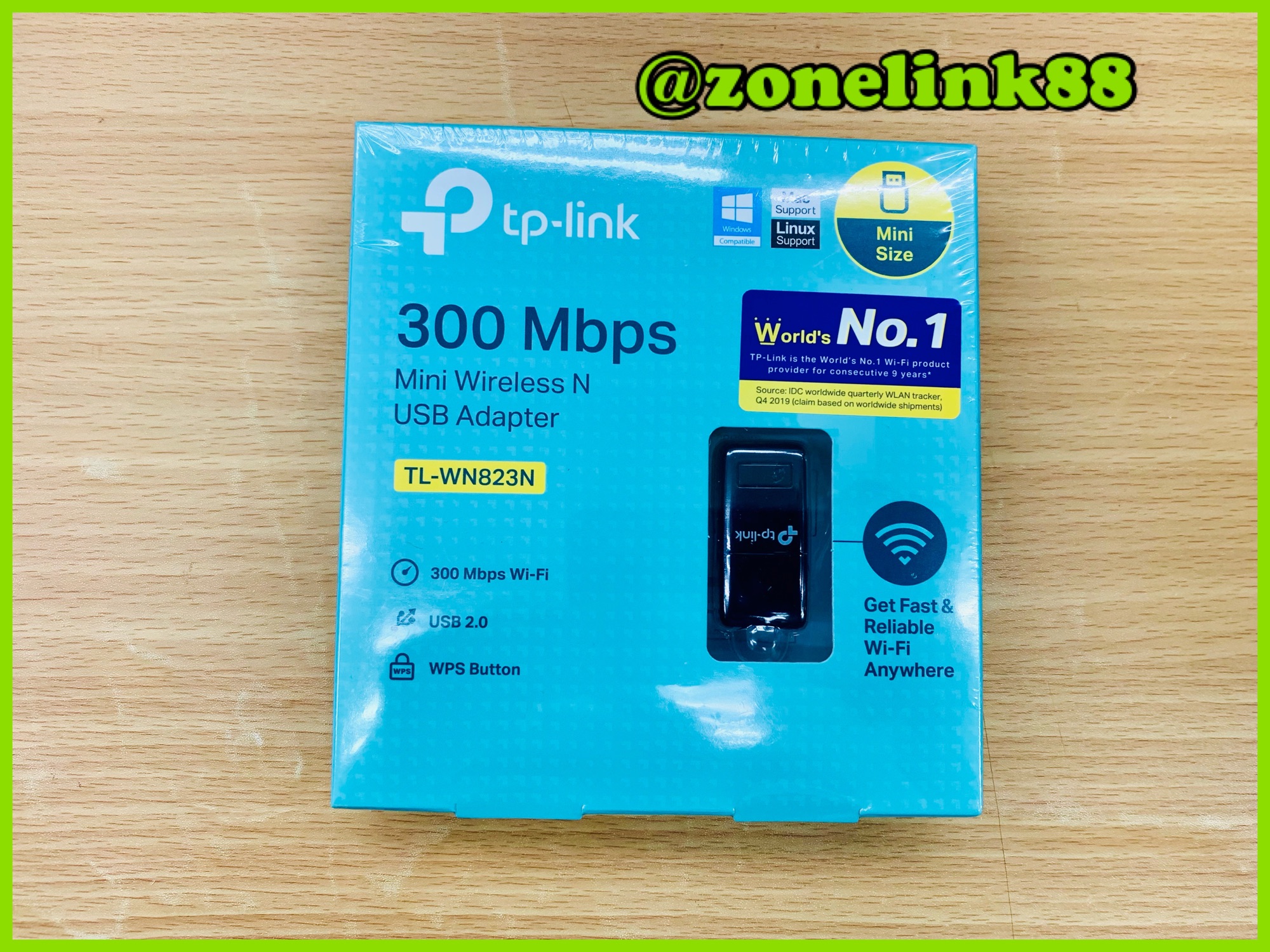 Tp-Link Tl-Wn824n Mini Wireless Nnusb Adapter 300mbps. 