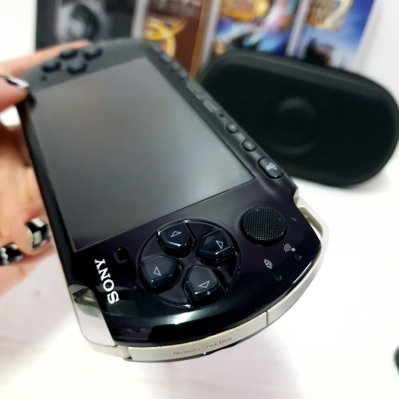 Sony PSP-3000 PB 📟 Piano Black 🖤 95% Original JAPAN 🇯🇵 CFW