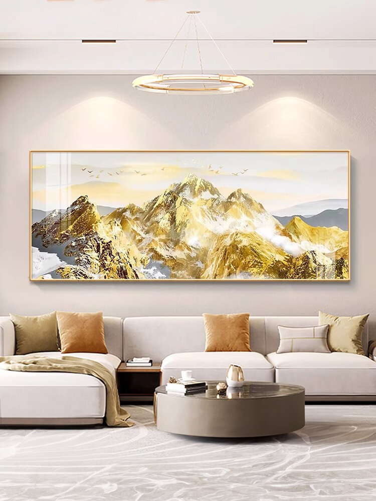 [BAOGEYU | Modern Luxe Sunrise Gold Mountain Landscape Mural,BAOGEYU | Modern Luxe Sunrise Gold Mountain Landscape Mural,] ราคา 3,497 บาท*ส่งฟรี