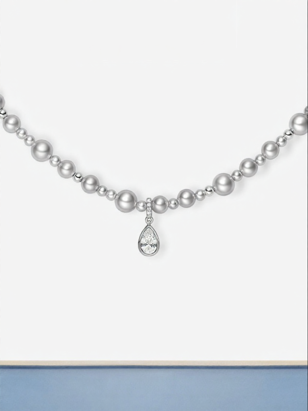 HEFANG Jewelry | Bubbly Teardrop Elegant Necklace ราคา 6,786 บาท*ส่งฟรี