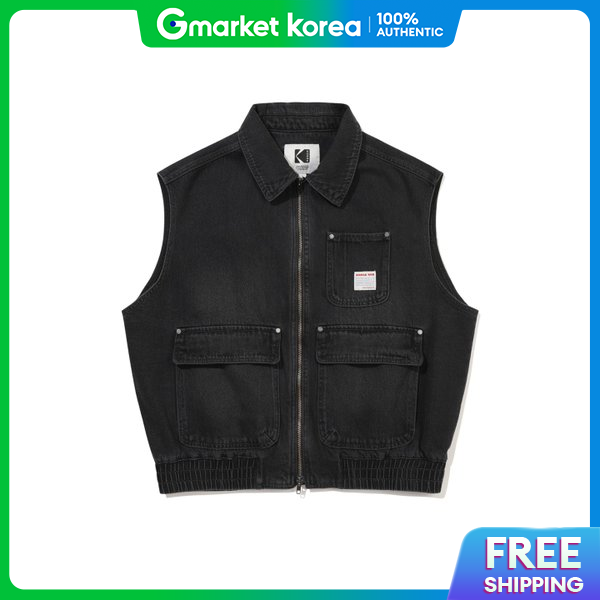 Kodak | K6123Lwt21Blk Anorak Jacket Anorak Rgb Denim Collar Vest Black 5988673 Kodak ราคา 5,667 บาท*ส่งฟรี