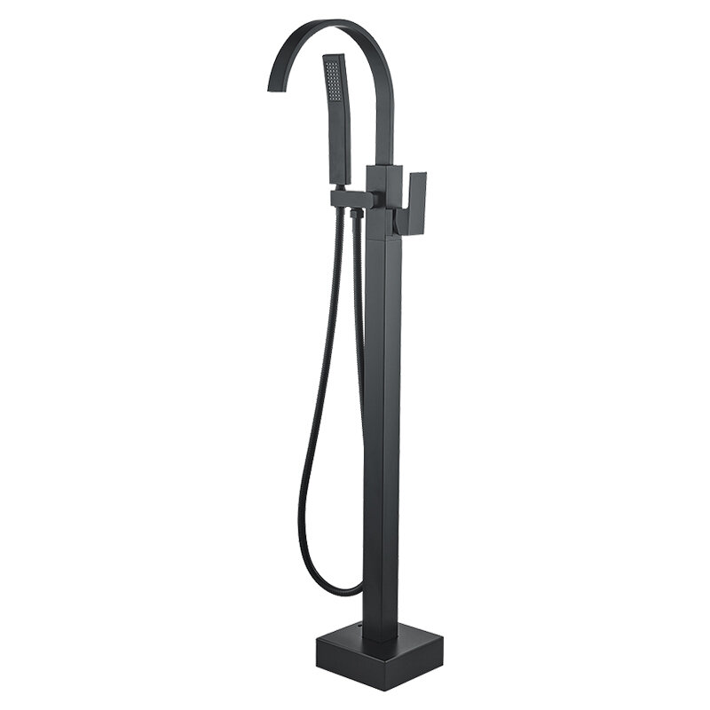 MEIZIJIE | Wall-Mounted Hot & Cold Bath Faucet with Gunmetal Finish and No-Drill Option ราคา 1,768 บาท*ส่งฟรี