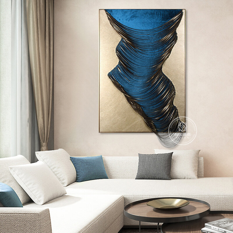 YUSAN | Leather Carving Art Wall Decor Luxury Handmade ราคา 8,912 บาท*ส่งฟรี