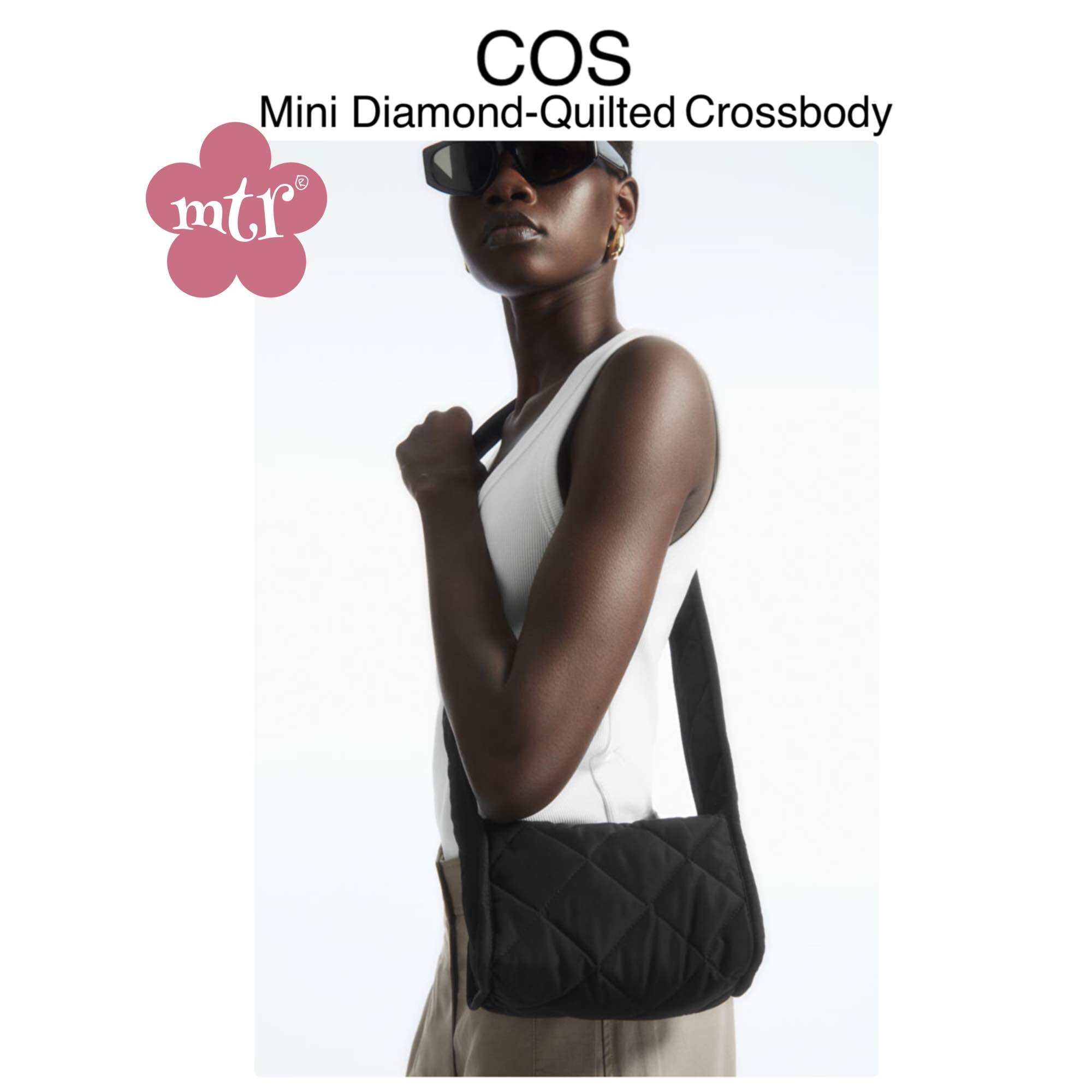 ของแท้พร้อมส่ง cos bag กระเป๋า Cos mini quilted bag / mini diamond