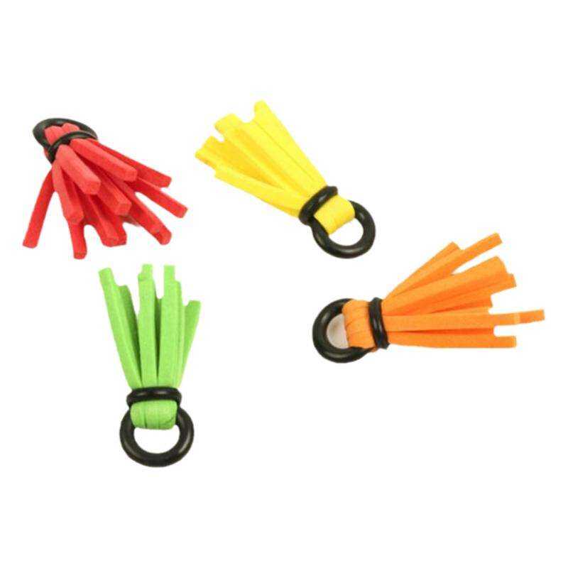 Maximumcatch Fly Fishing Foam Streamer 4pcs Umbrella Pack Positioning Hooks Drop Parachute Stream Markers Outdoor Camping Travel Gear